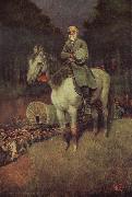 Howard Pyle General lee on his Famous appointment oil painting